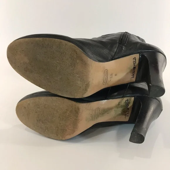 Coach torree Black Leather Boots - Picture 8 of 8